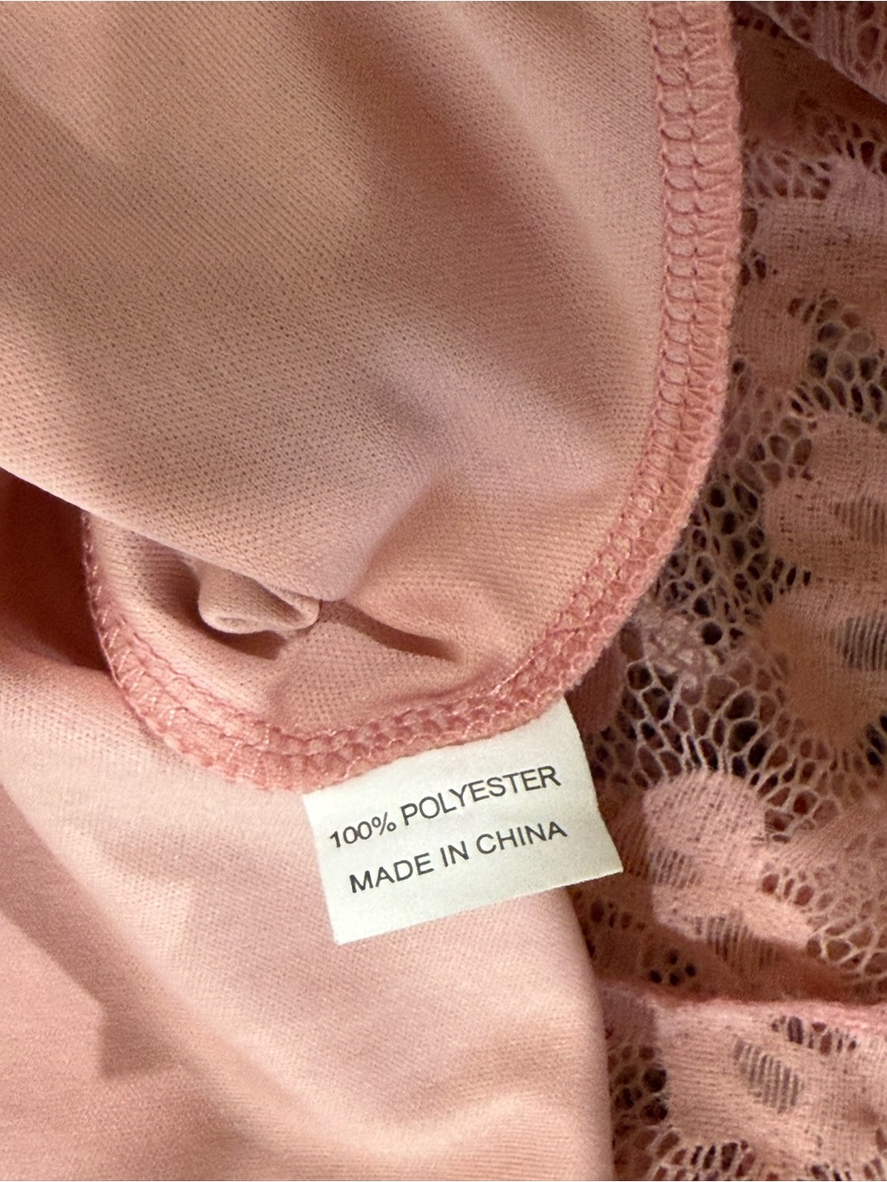 Sleeveless Dusty Rose Lace Maxi Dress with Hi-Low Hem - Picture 4 of 5